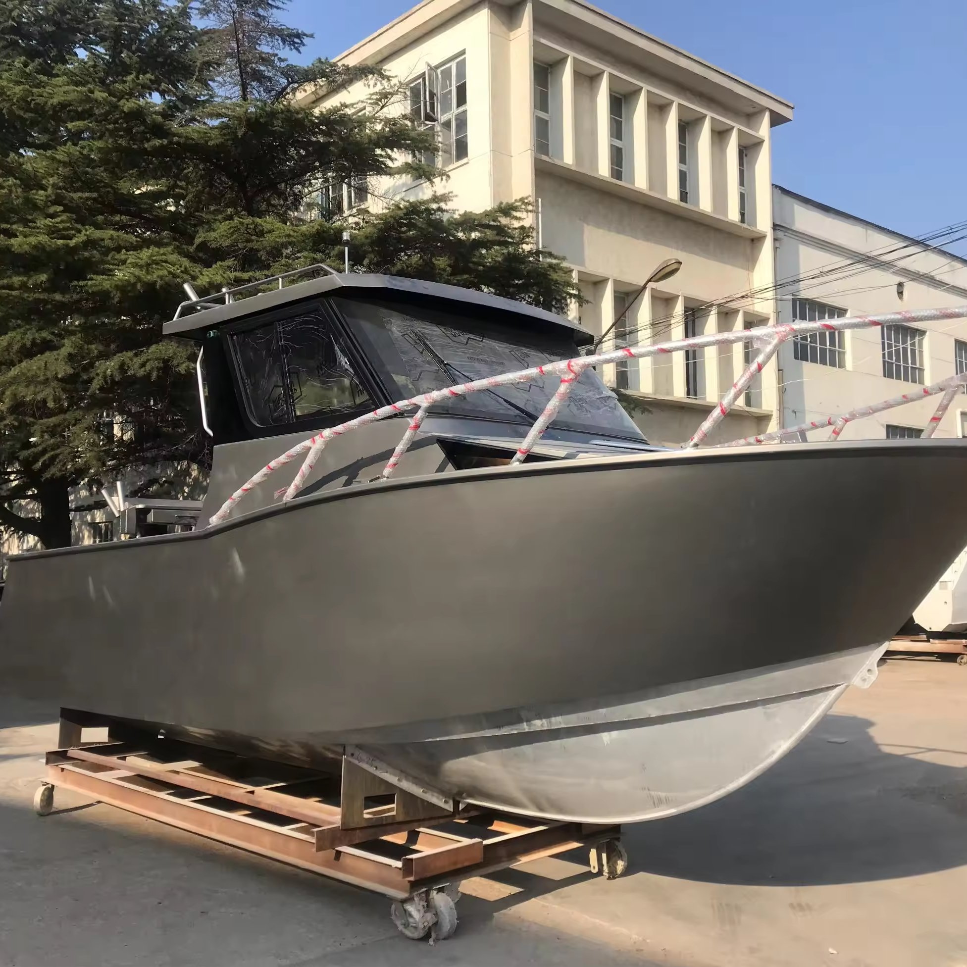 2024 High Quality 7m Customized Aluminium Fishing Boat for Sale Luxury Yacht Outboard Sport Fish Feeding Transportation Boat